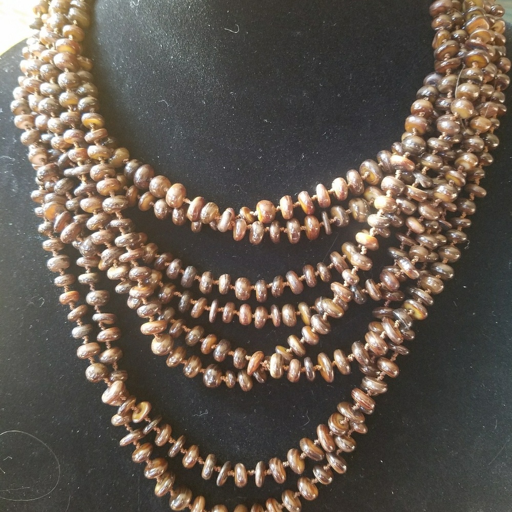 Multi strand Tiger Eye Necklace